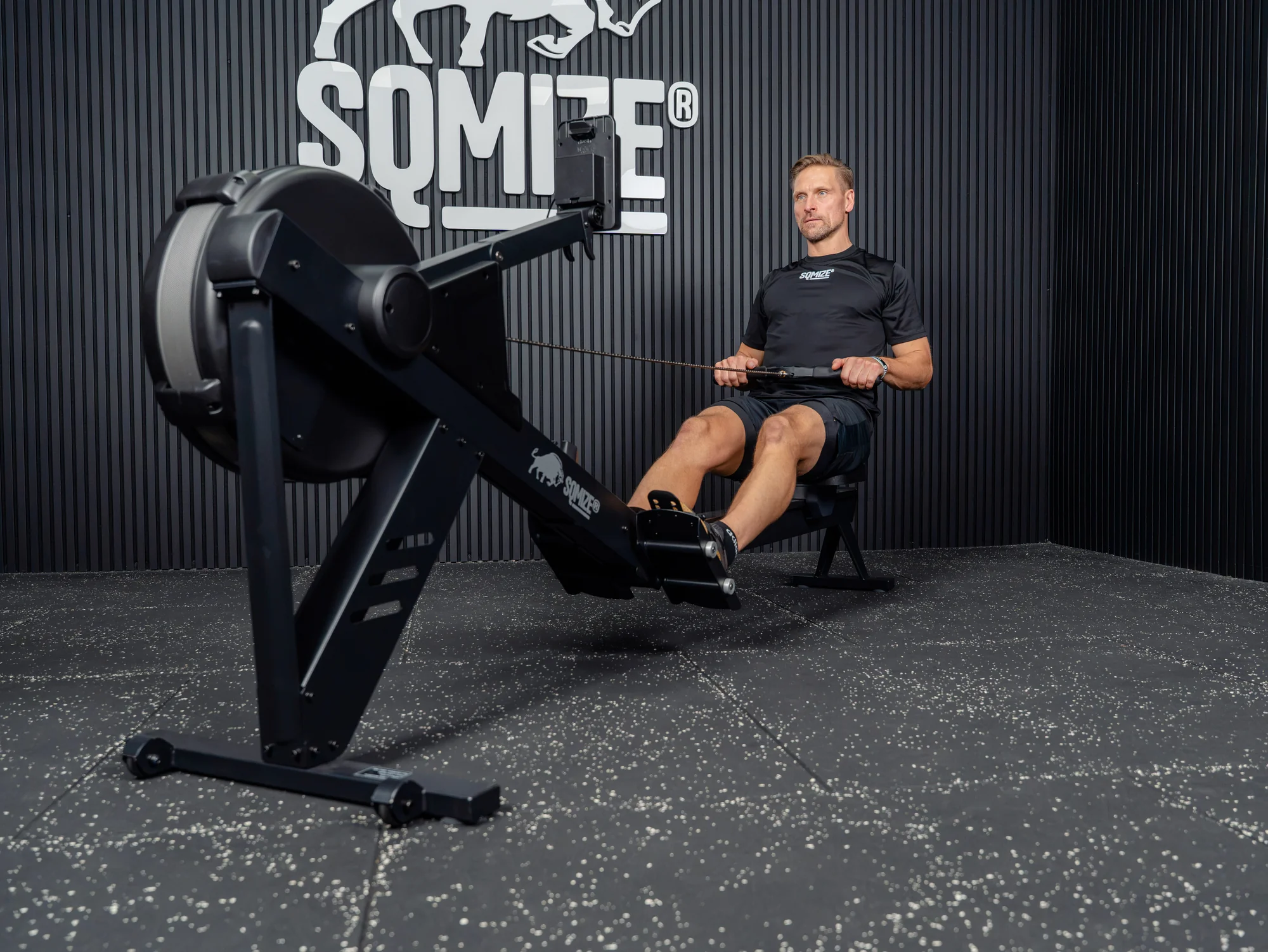 SQMIZE® Power Rower Ergometer Alpha S25 Pro, Rudergerät