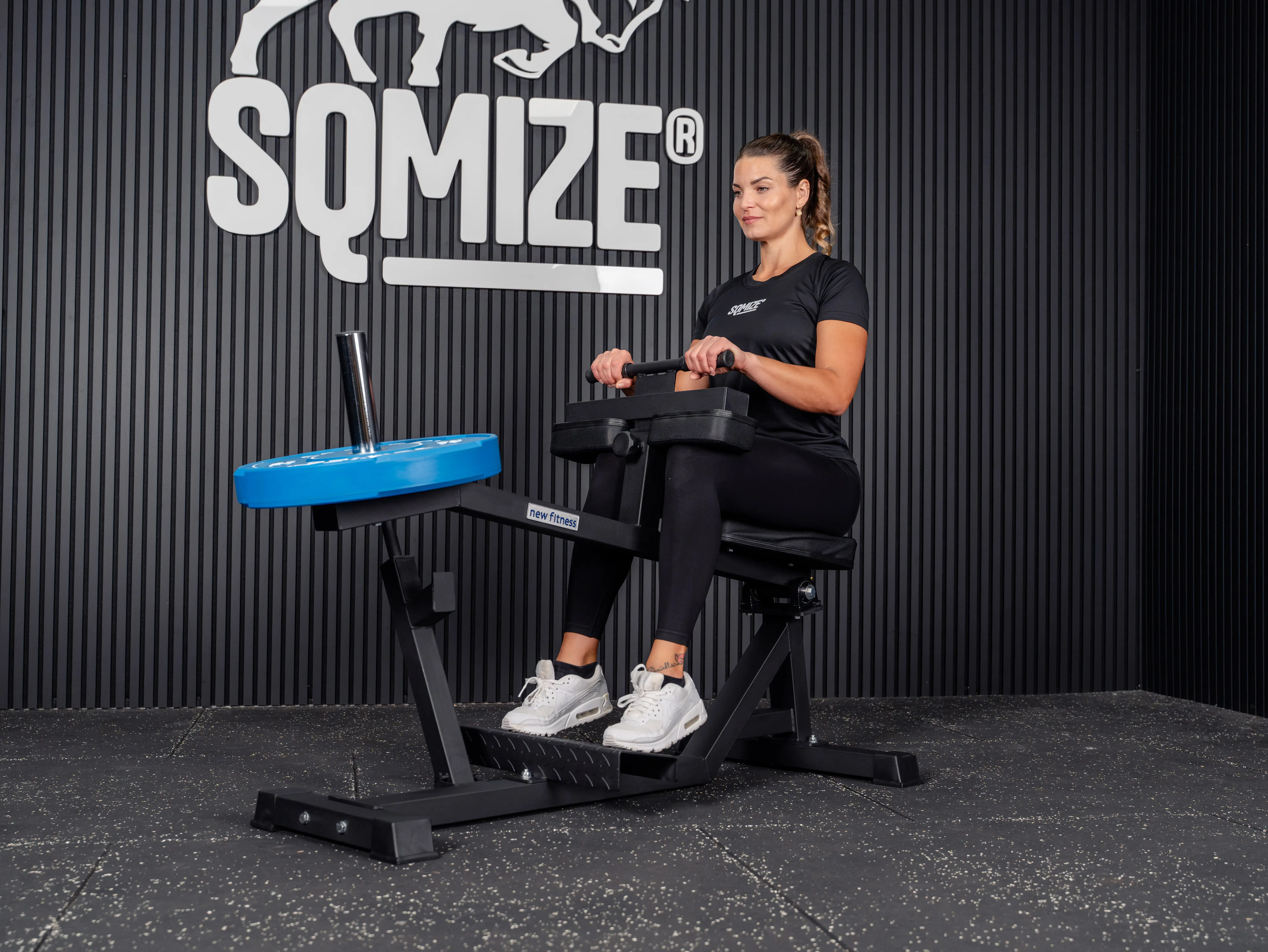 Seated Calf Machine SQMIZE® POWER PACK SCM928, calf lifter