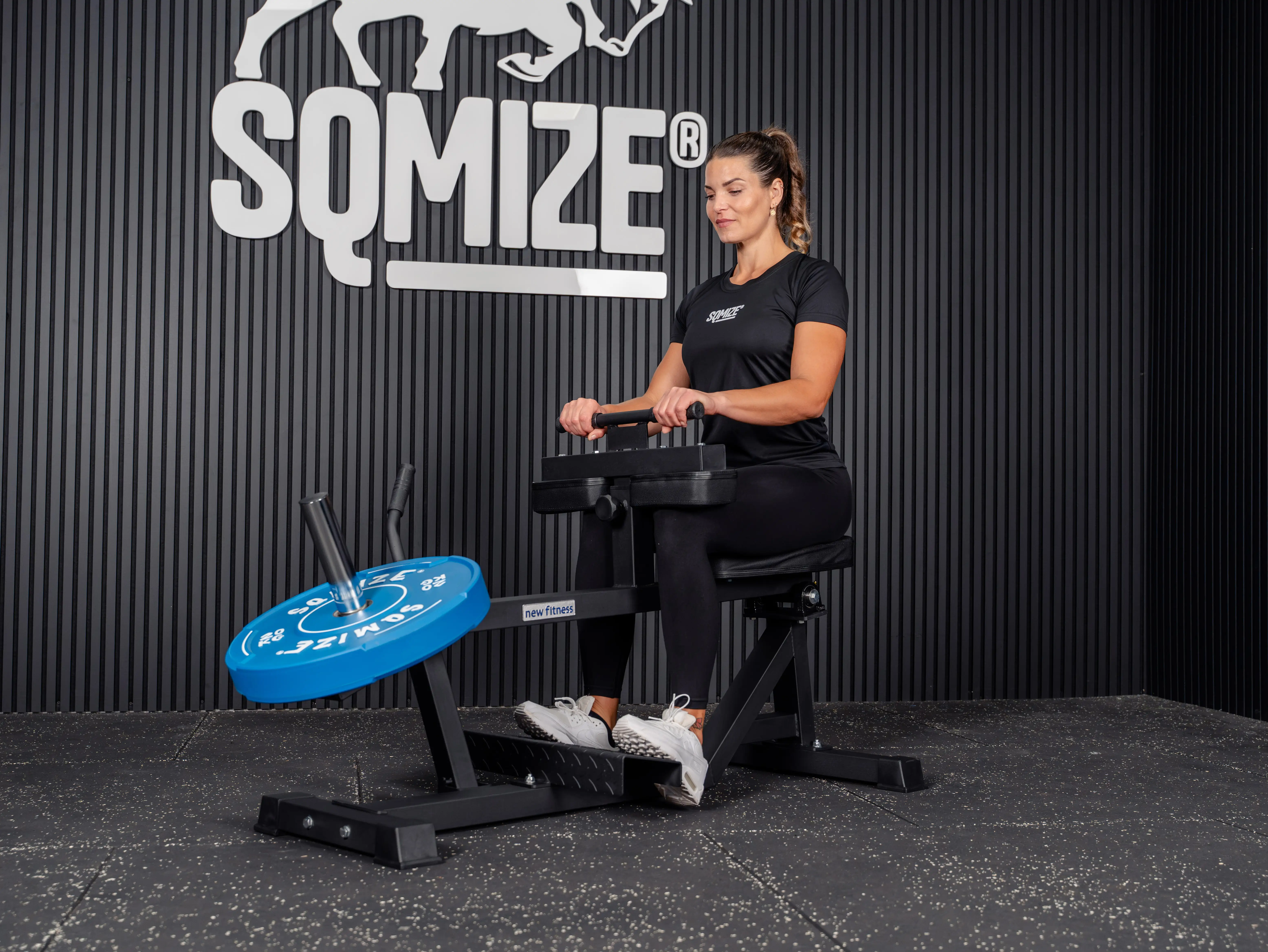 Seated Calf Machine SQMIZE® POWER PACK SCM928, calf lifter