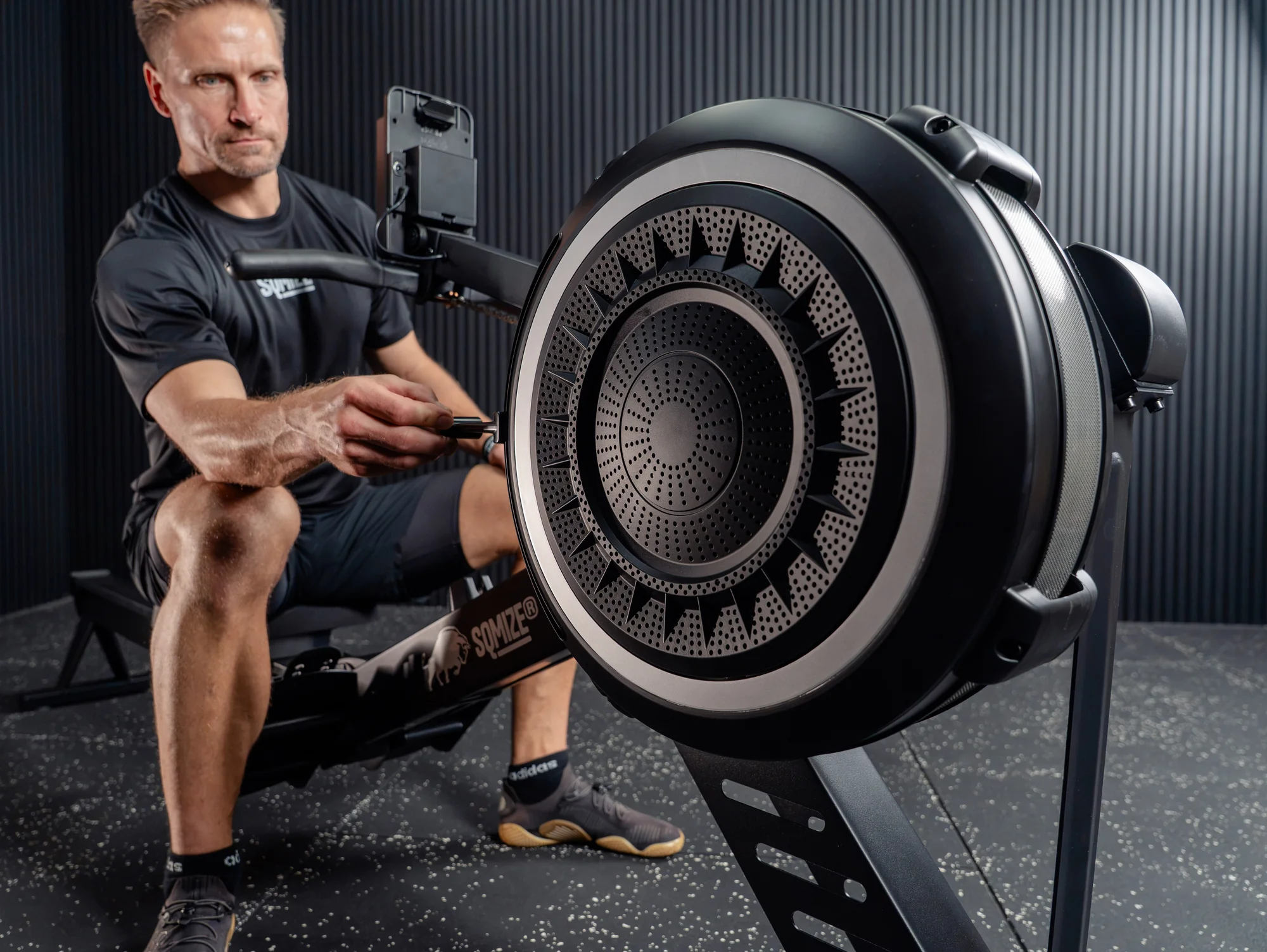 SQMIZE® Power Rower Ergometer Alpha S25 Pro, Rudergerät