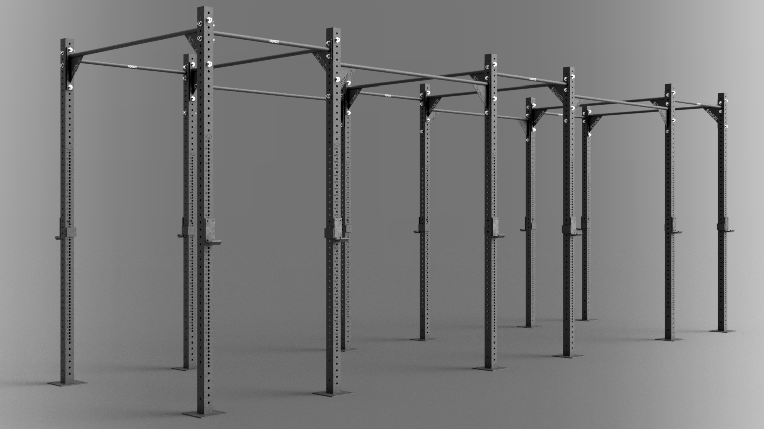 Standard 4 Rack Rig SQMIZE® Freestanding Rig Konfigurator PBR-RIG-FE | simple products gmbh ...