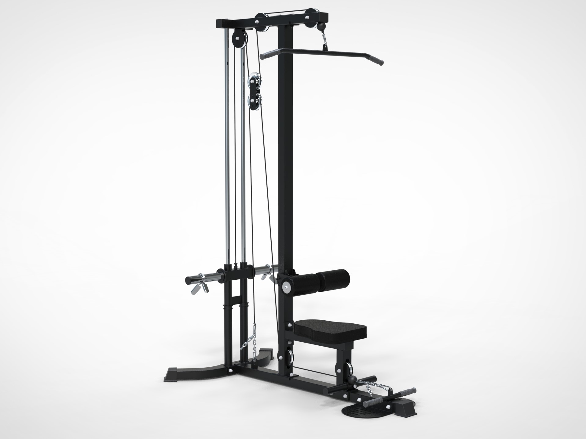 LMP800-Render-nach-Anpassung Latzugstation SQMIZE® POWER PACK LMP800, Höhe 213 cm