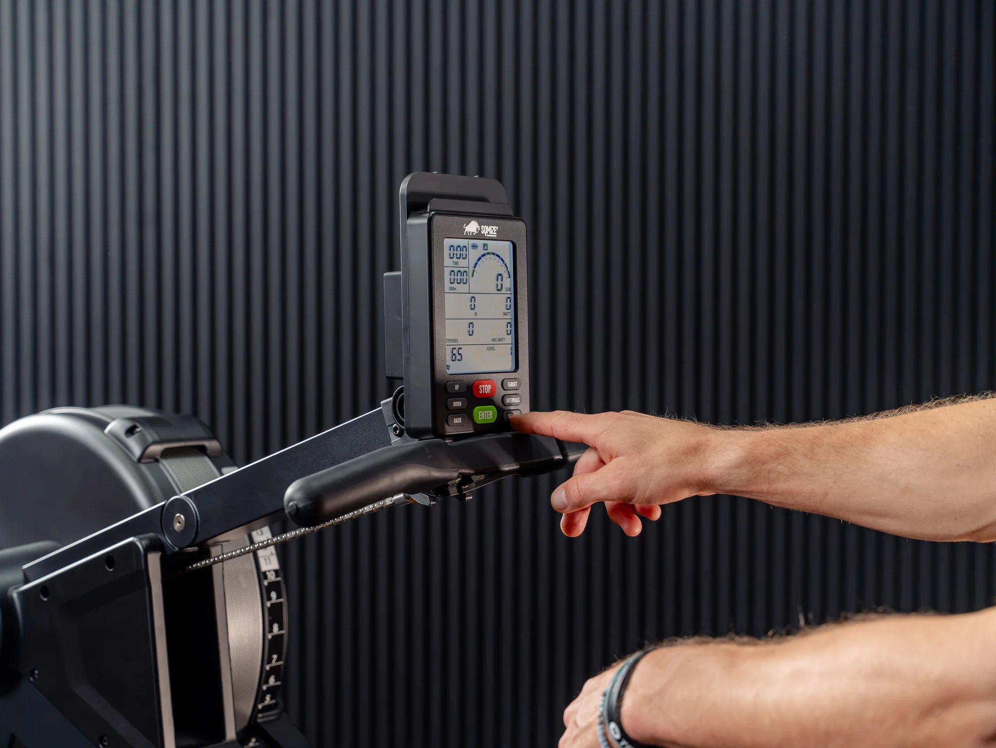 SQMIZE® Power Rower Ergometer Alpha S25 Pro, Rudergerät