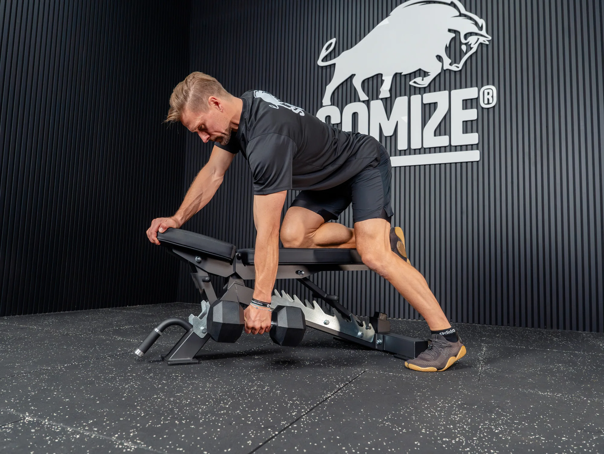 Premium Adjustable Bench SQMIZE® SQ-R490 PRO STYLE CLUB BENCH