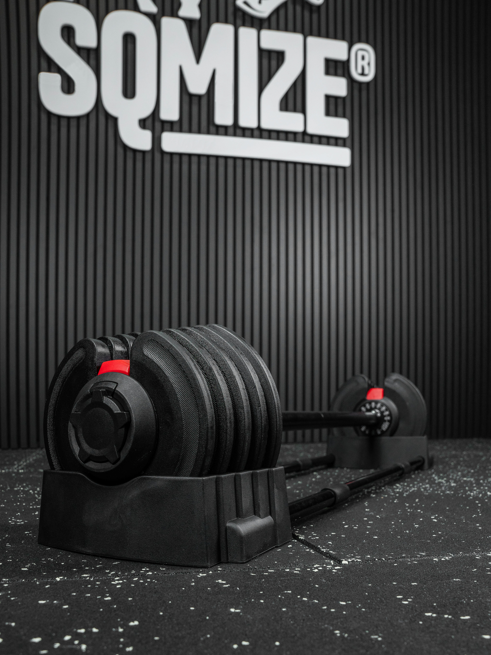 Adjustable Dumbbell & Barbell Set SQMIZE® AJDB41 Adjustable Dumbbell & Barbell Set SQMIZE® AJDB41