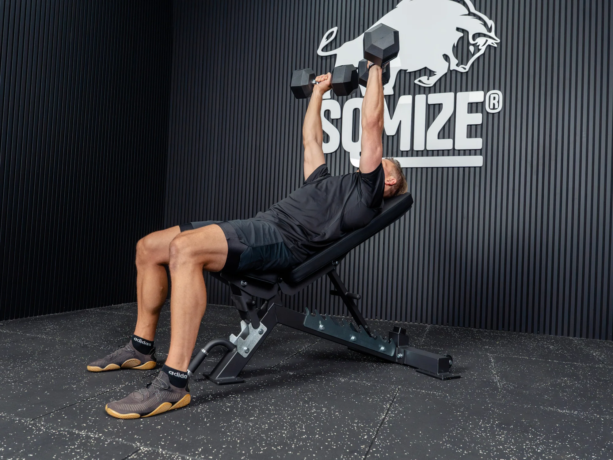 Premium Adjustable Bench SQMIZE® SQ-R490 PRO STYLE CLUB BENCH