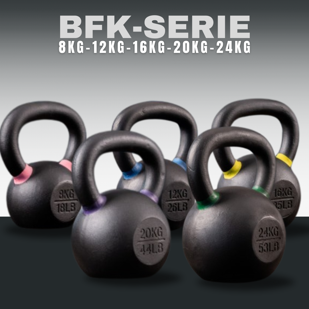 Black Kettlebell SQMIZE® BFK80 SET 80 kg Black Kettlebell SQMIZE® BFK80 SET 80 kg
