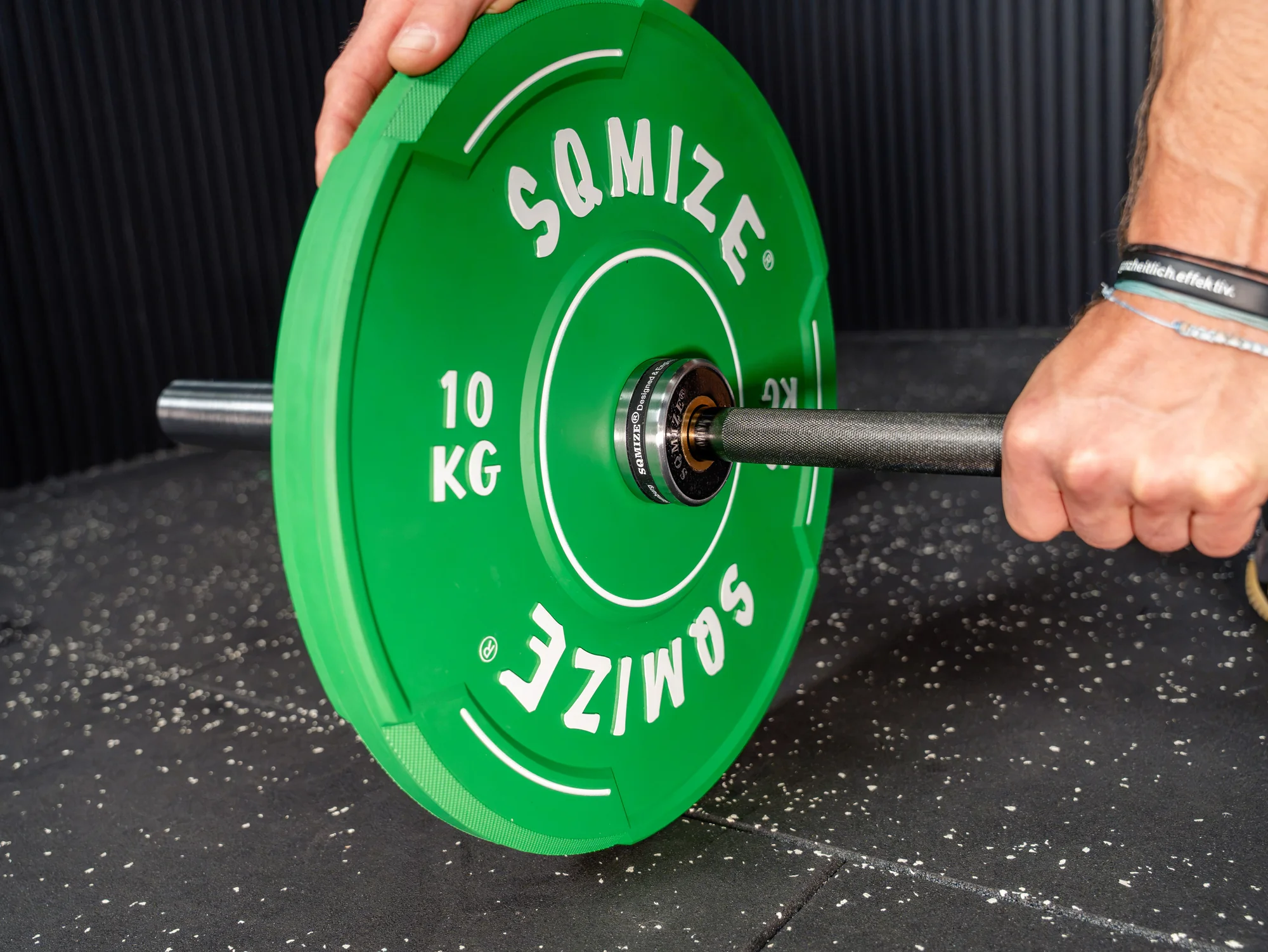 Crosslifting® Langhantel SQMIZE® ELITE CLUB OB86CRm-D CrCN Carbon-Chrome Black
