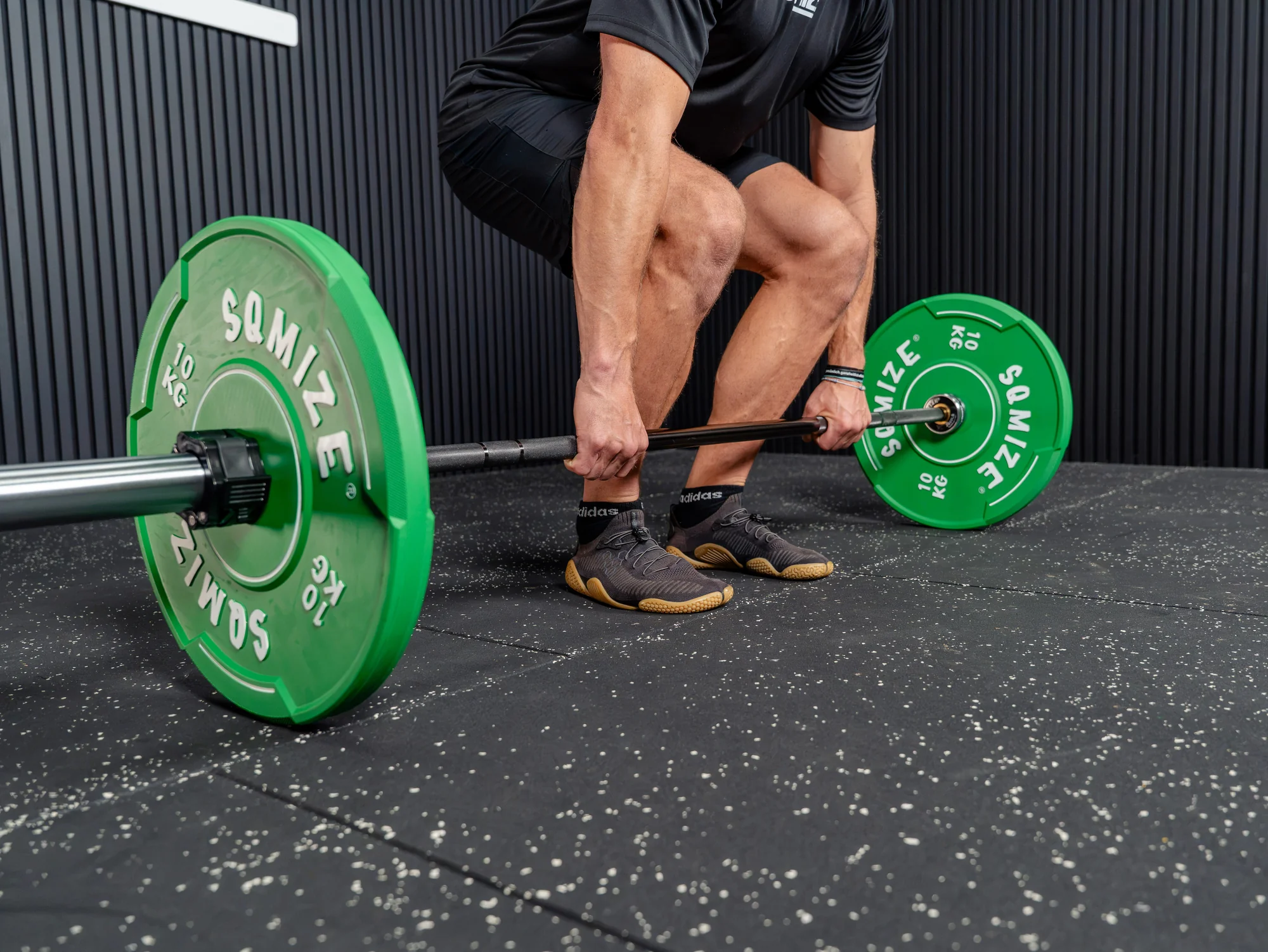 Crosslifting® Langhantel SQMIZE® ELITE CLUB OB86CRm-D CrCN Carbon-Chrome Black