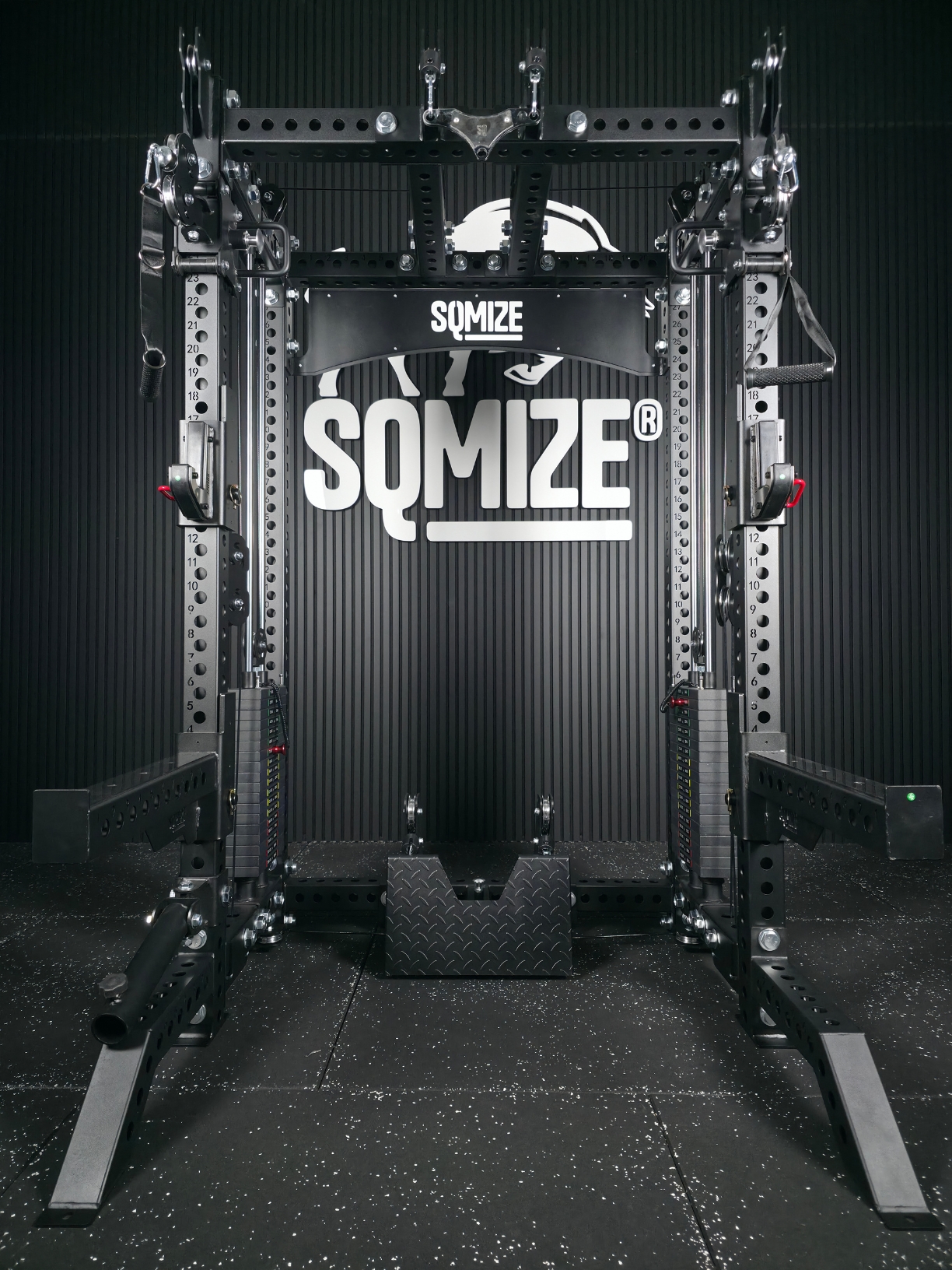 Super 2in1 Power Gym SQMIZE® ELITE CLUB SQ-S800RSR, Höhe 206 cm, Ratio 1 : 1