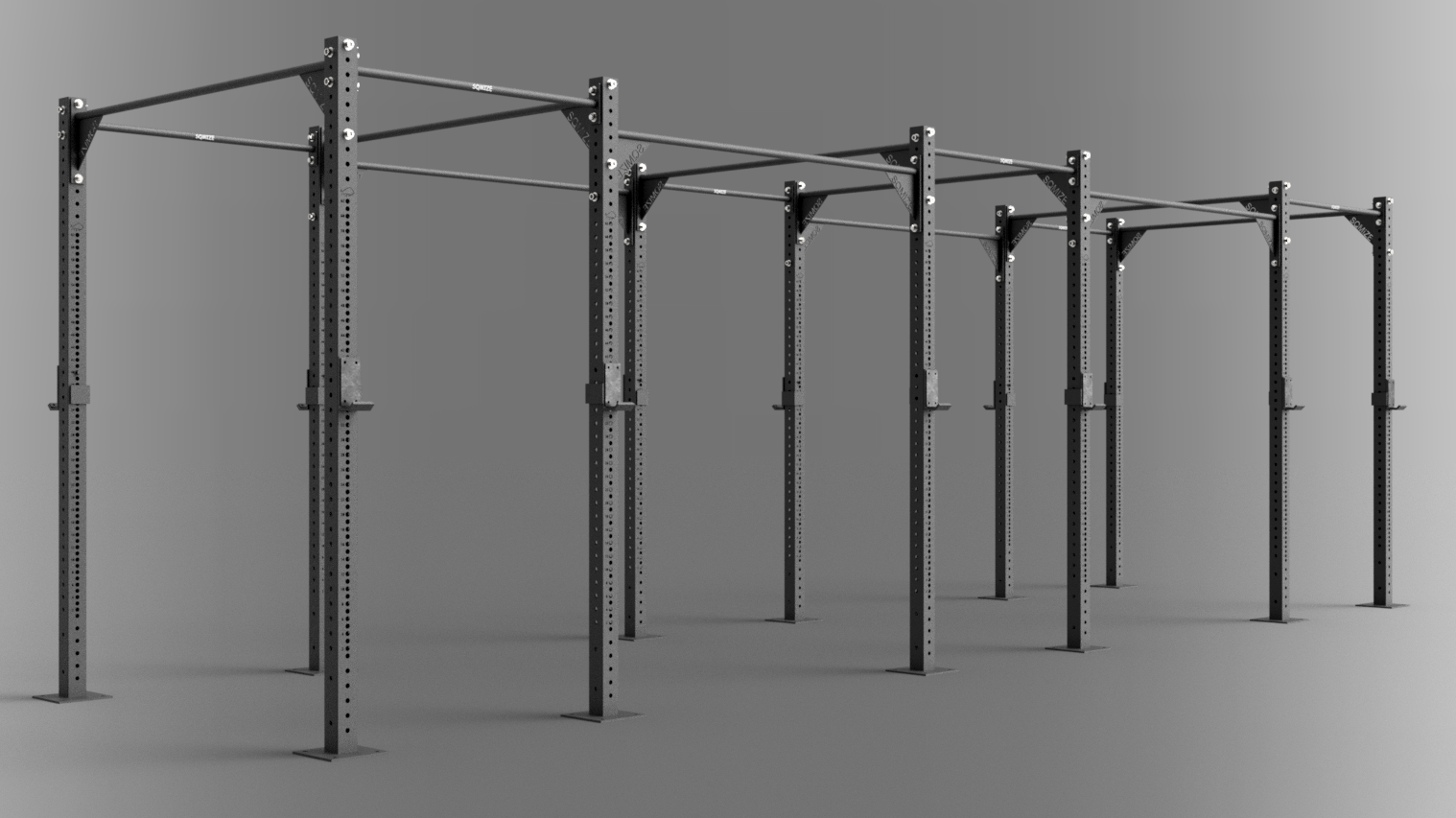 Standard 4 Rack Rig SQMIZE® Freestanding Rig Konfigurator PBR-RIG-FE | simple products gmbh ...