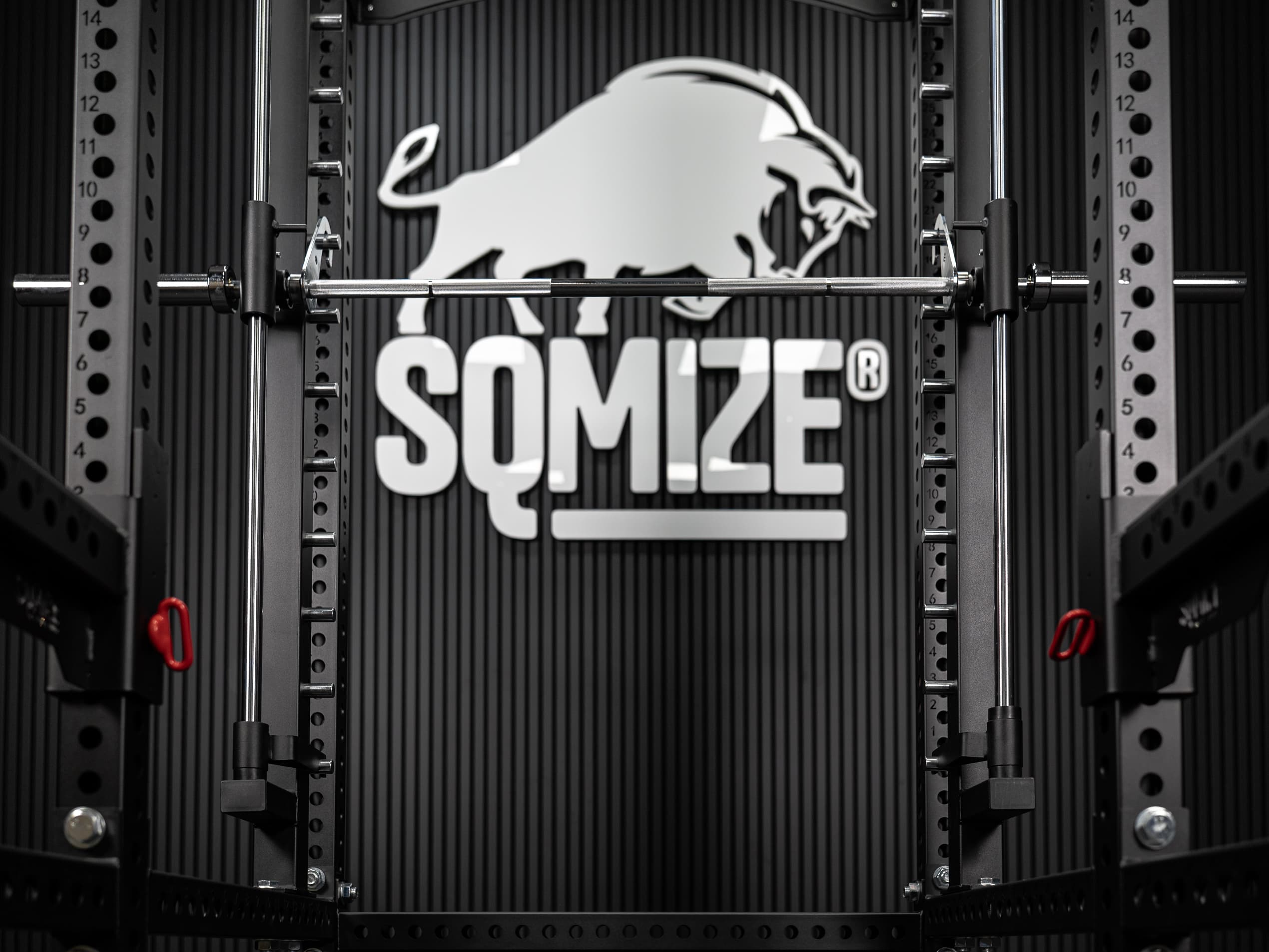 Olympic Half Rack Smith Machine Attachment SQMIZE® SQ-S660-SM ELITE CLUB