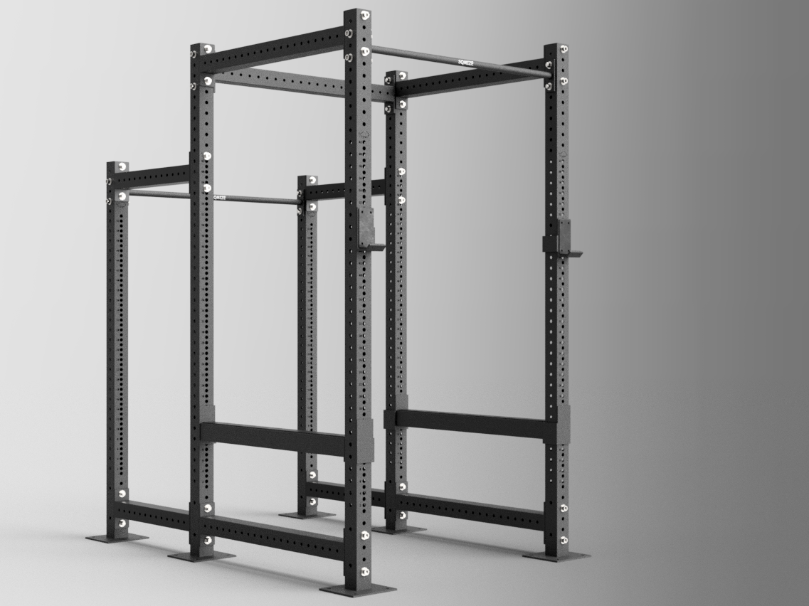 Power Rack + Half Rack Konfigurator SQMIZE® PREMIUM BISON PBR-PH