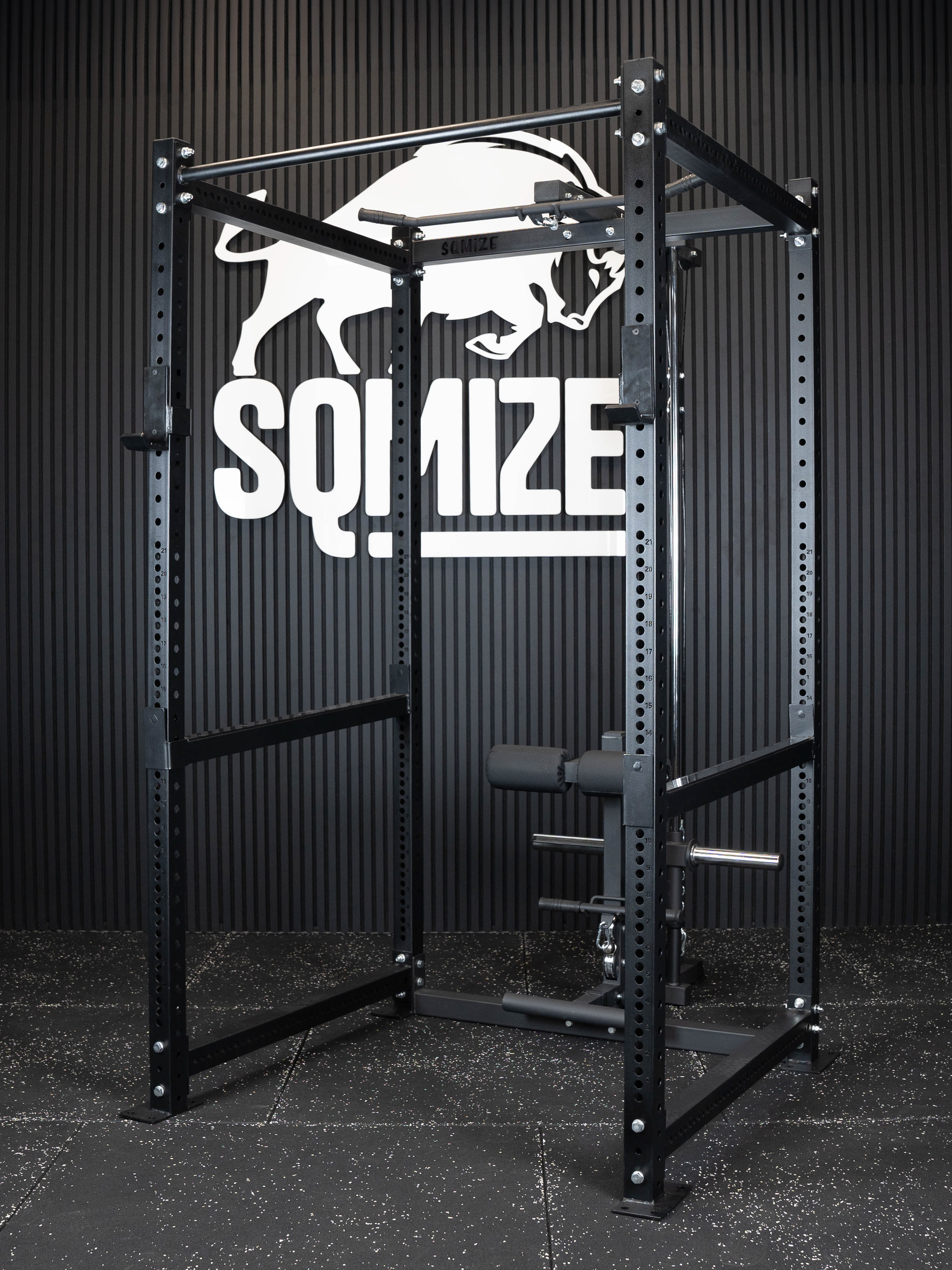 SQMIZE® ELITE CLUB SQ8.04-RS Power Rack, Höhe 195 cm SQMIZE® ELITE CLUB SQ8.04-RS Power Rack, Höhe 195 cm