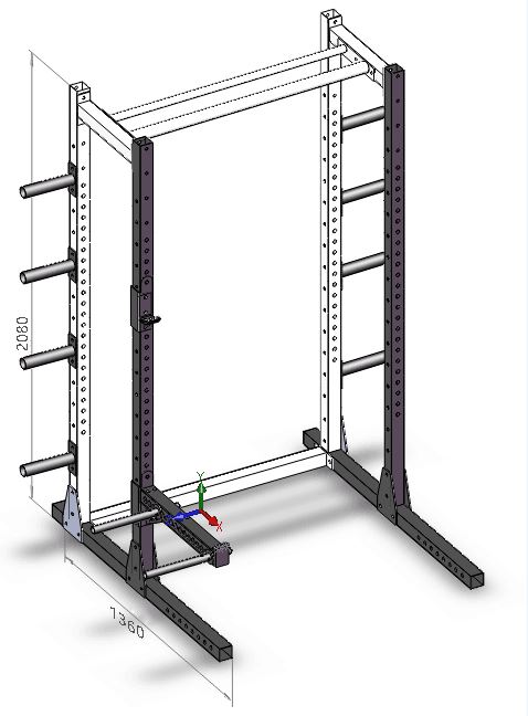 Unbenannt Plate Storage Half Rack SQMIZE® SQ580PS
