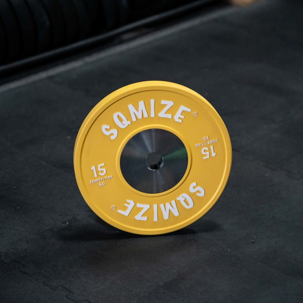 Premium Bison Competition SQMIZE® Bumper Plate CompBP15