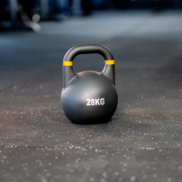 Competition Steel Kettlebell SQMIZE® CSK28, 28 kg, BLACK EDITION