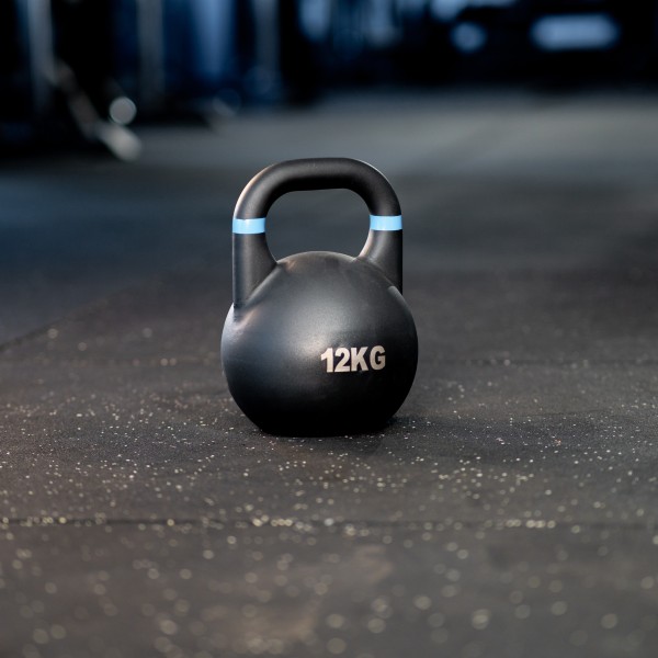 Competition Steel Kettlebell SQMIZE® CSK12, 12 kg, BLACK EDITION