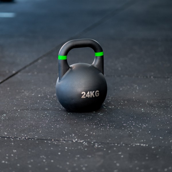 Competition Steel Kettlebell SQMIZE® CSK24, 24 kg, BLACK EDITION