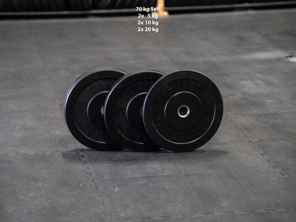 Bumper Plate Set SQMIZE® BBP70 Training, 70 kg